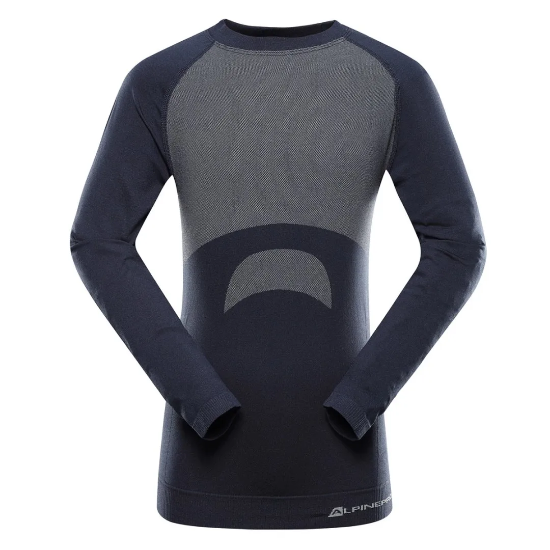 Kinder Funktionsunterwäsche - T-Shirt ALPINE PRO AMBOSO Mood Indigo Blue L