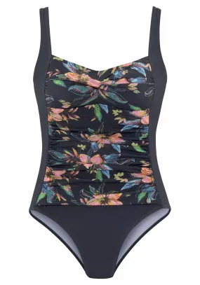 Lascana Badeanzug Badeanzug Damen anthrazit-bedruckt im Online Shop von kaufen