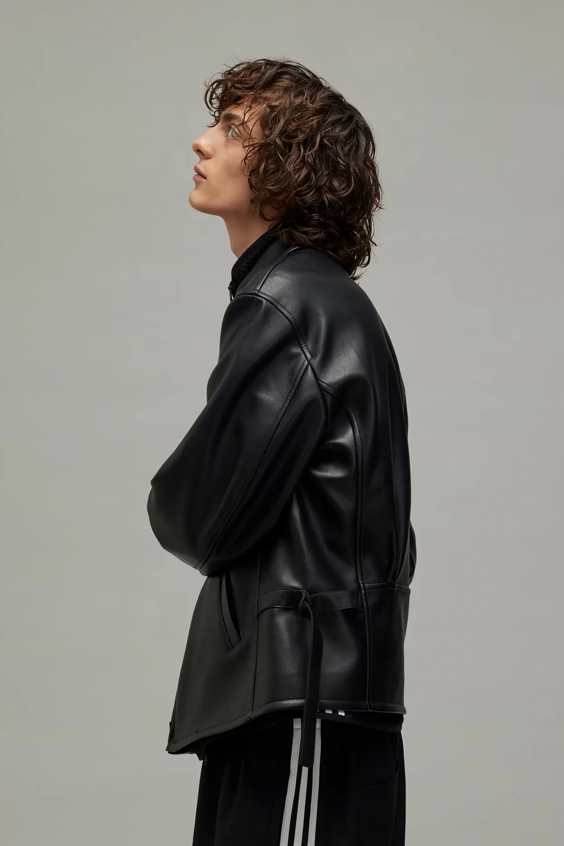 Y-3 Pleather Bomber Jacket  