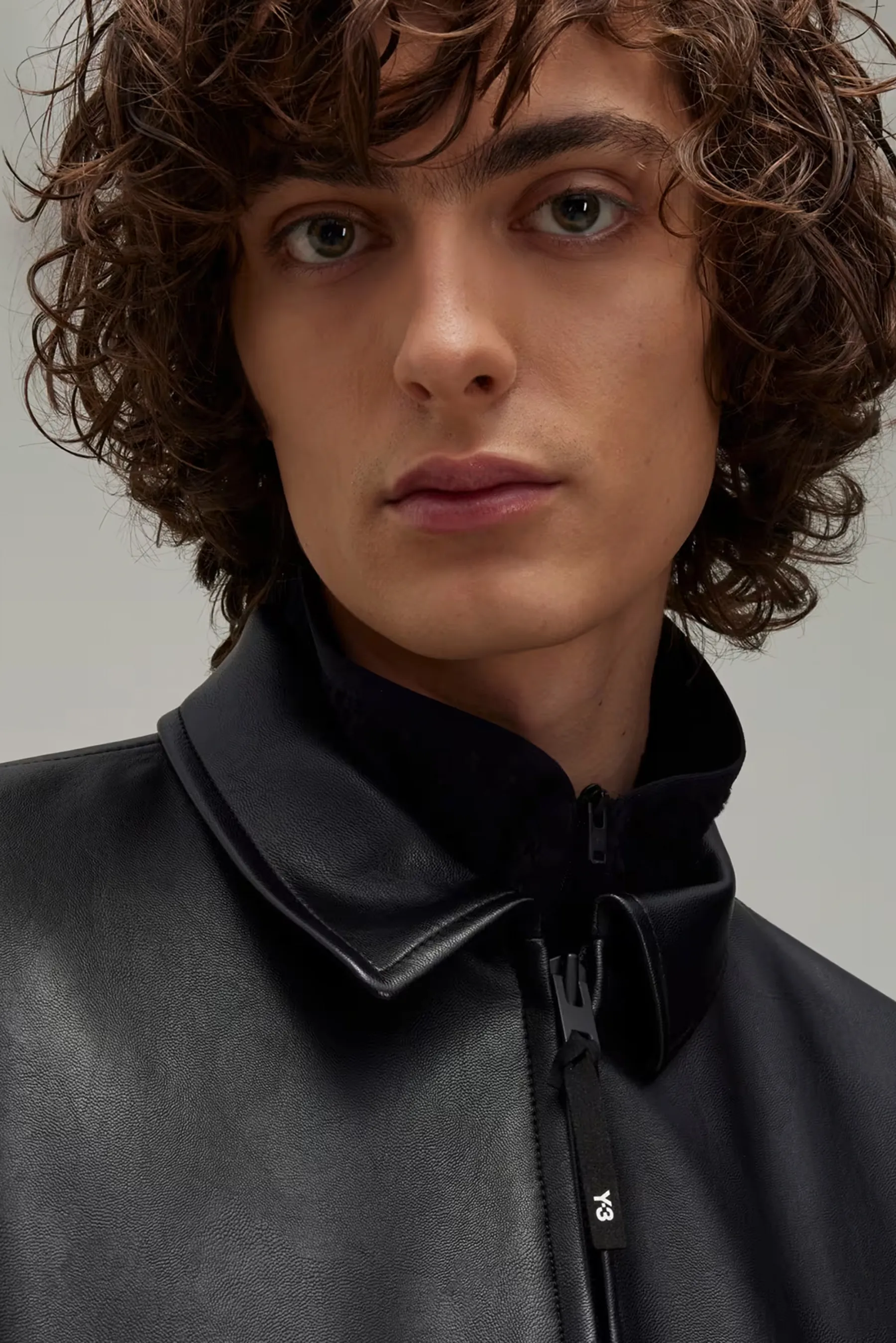 Y-3 Pleather Bomber Jacket  